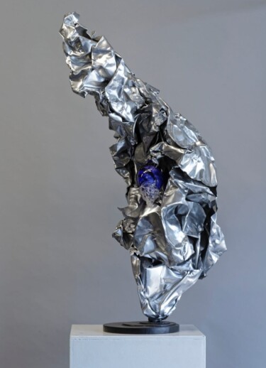 Escultura intitulada "Nom de l'oeuvre : A…" por Raphaël Minot, Obras de arte originais, Aço inoxidável