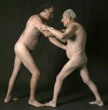 摄影 标题为“two older gay man w…” 由Raphael Perez, 原创艺术品