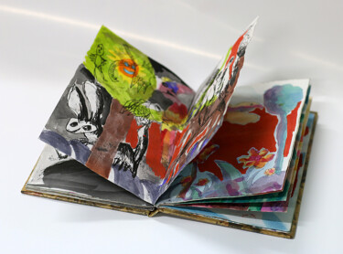 Dessin intitulée "colorful drawings a…" par Raphael Perez, Œuvre d'art originale, Stylo à bille