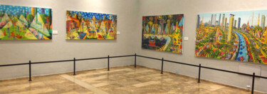 Pittura intitolato "naive art gallery f…" da Raphael Perez, Opera d'arte originale, Acrilico
