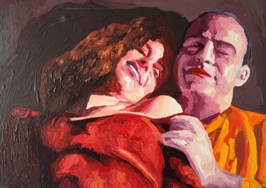 Pittura intitolato "my brother and his…" da Raphael Perez, Opera d'arte originale, Acrilico
