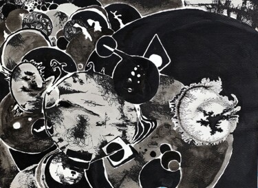 "contemporary art MO…" başlıklı Tablo Raphael Perez tarafından, Orijinal sanat, Akrilik
