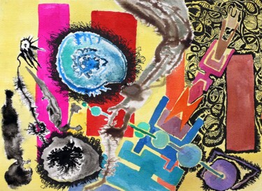 "abstracts drawings…" başlıklı Tablo Raphael Perez tarafından, Orijinal sanat, Akrilik