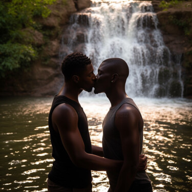 Digitale Kunst mit dem Titel "gay diverse sexual…" von Raphael Perez, Original-Kunstwerk, KI-generiertes Bild