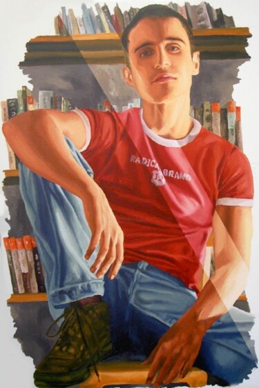 Картина под названием "realism paintings r…" - Raphael Perez, Подлинное произведение искусства, Масло