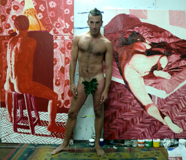 Fotografia zatytułowany „erotic male nude ph…” autorstwa Raphael Perez, Oryginalna praca