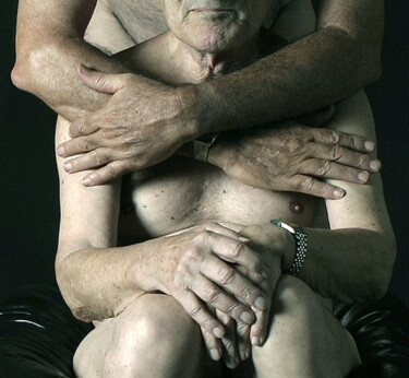 Fotografie getiteld "two older gay coupl…" door Raphael Perez, Origineel Kunstwerk