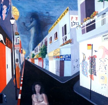Malerei mit dem Titel "naive and realistic…" von Raphael Perez, Original-Kunstwerk, Acryl