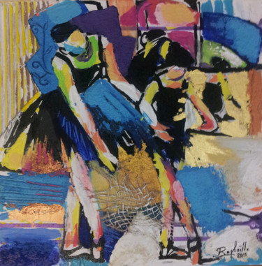 Malarstwo zatytułowany „passion-couleur-tul…” autorstwa Raphaëlle, Oryginalna praca