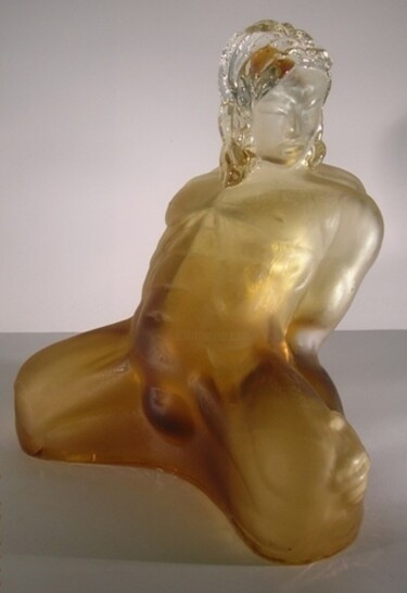 Sculpture titled "Les "créateurs" - l…" by Rashid Bakirov, Original Artwork, Glass