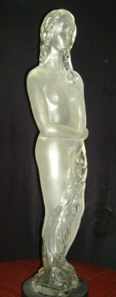 Скульптура под названием "Nevea" - Рашид Бакиров, Подлинное произведение искусства, Стекло