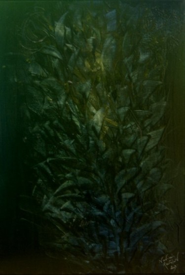 Peinture intitulée "jungle" par Nadine Ravalard, Œuvre d'art originale