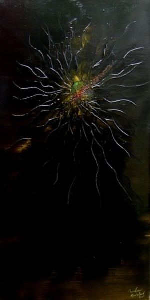 Malerei mit dem Titel "vers la lumière" von Nadine Ravalard, Original-Kunstwerk