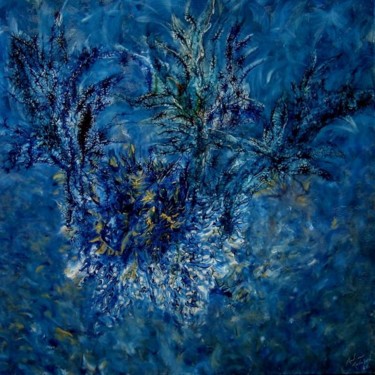 Painting titled "connexions" by Nadine Ravalard, Original Artwork