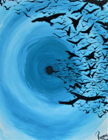 Рисунок под названием "RAven's Dawn. Genes…" - Raven, Подлинное произведение искусства, Чернила