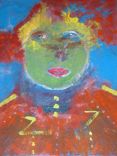 Peinture intitulée "The Princess General" par Jon Mac, Œuvre d'art originale