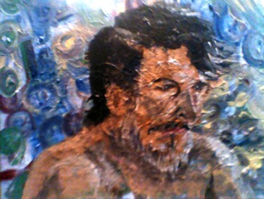 Painting titled "self-portrait.jpg" by Jon Mac, Original Artwork