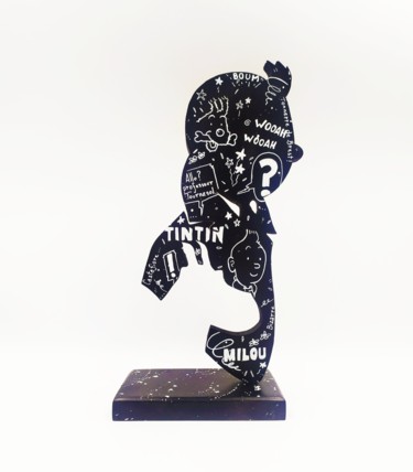 TINTINWOOD Sculpture intitulée "TINTINWOOD" par Ravi, Œuvre d'art originale, Bois