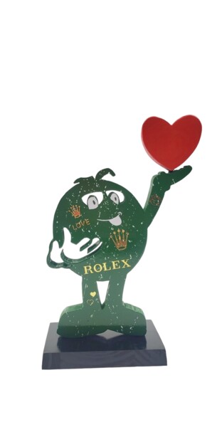 雕塑 标题为“M&M'S ROLEX” 由Ravi, 原创艺术品, 木