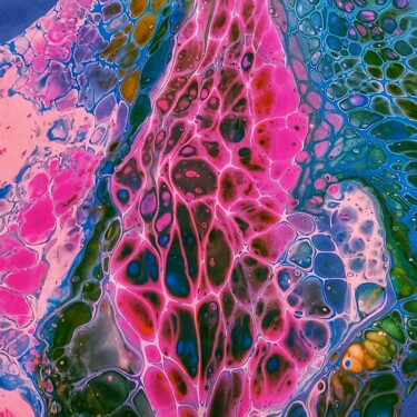 Peinture intitulée "cells" par Ravid Wolff, Œuvre d'art originale, Acrylique