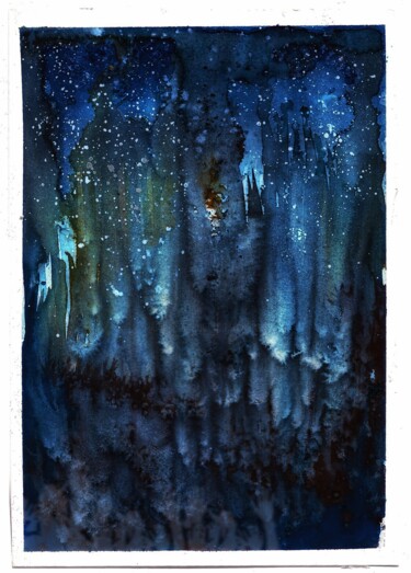 Photography titled "Stars of David" by Ravid Wolff, Original Artwork, Watercolor