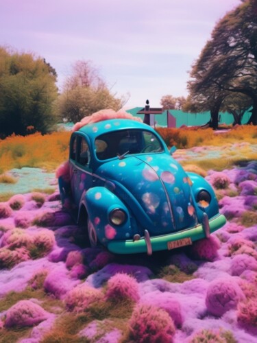 Photographie intitulée "Bug" par Ravid Wolff, Œuvre d'art originale, Peinture numérique