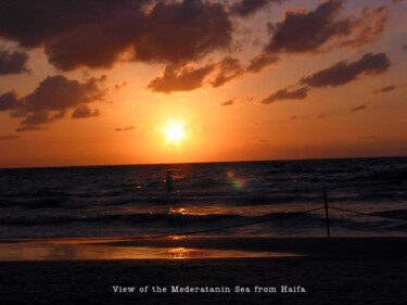 「Hiffa sunset」というタイトルの写真撮影 Ravid Wolffによって, オリジナルのアートワーク