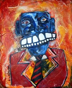 Painting titled "Mr. Special" by Outsider Artist, Original Artwork