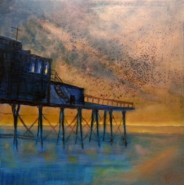Картина под названием "pier17081401s.jpg" - Ray Burnell, Подлинное произведение искусства, Масло