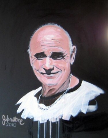 Painting titled "Jean-Claude" by Ray Johnstone, Original Artwork