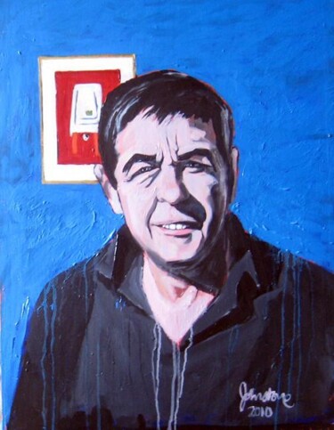 Painting titled "Andrew (or the coll…" by Ray Johnstone, Original Artwork