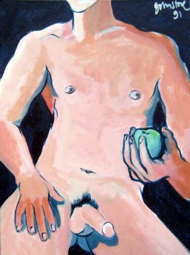 Painting titled "Adam" by Ray Johnstone, Original Artwork