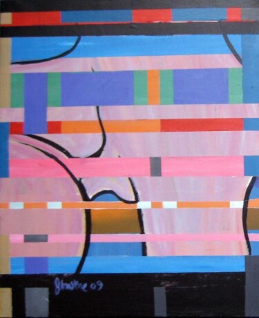 Painting titled "Male Diptych - Left…" by Ray Johnstone, Original Artwork, Acrylic