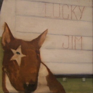 Peinture intitulée "Lucky Jim" par Ray Richardson, Œuvre d'art originale