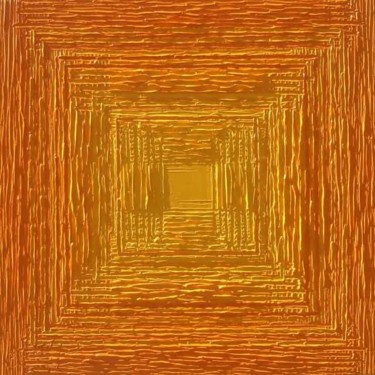 Peinture intitulée "Orange" par Mikhail Rayev, Œuvre d'art originale, Huile