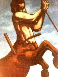 Painting titled "The Last Centaur" by Raymond Betancourt, Original Artwork