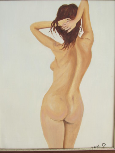Peinture intitulée "nue.jpg" par Raymond Daragon, Œuvre d'art originale