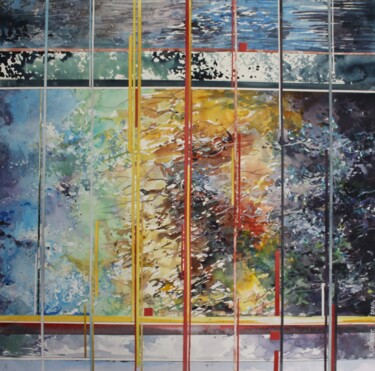 Peinture intitulée "NERUDA n°2" par Raymond Guibert, Œuvre d'art originale, Aquarelle
