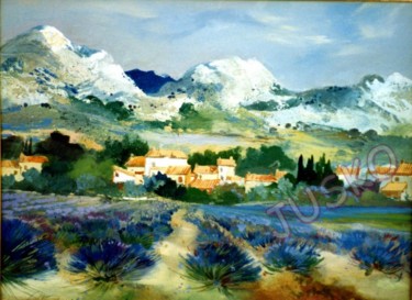 Painting titled "bleu010.jpg" by Jusko, Original Artwork