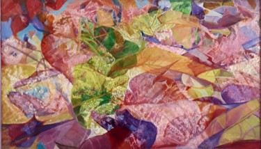 Peinture intitulée "SONGE FLORAL 9" par Raymonde Meunier, Œuvre d'art originale, Huile