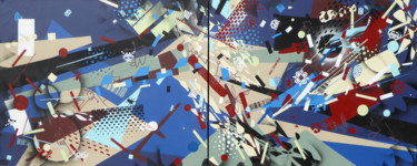 Peinture intitulée "S.N.A.F.U. 1" par Thierry Corpet (Raymond X), Œuvre d'art originale, Acrylique Monté sur Châssis en bois