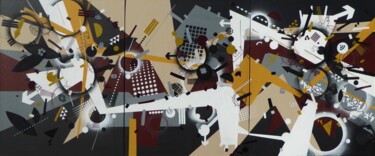 Pittura intitolato "S.N.A.F.U. 7" da Thierry Corpet (Raymond X), Opera d'arte originale, Acrilico Montato su Telaio per bare…