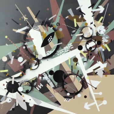 Désordre Peinture intitulée "Désordre" par Thierry Corpet (Raymond X), Œuvre d'art originale, Acrylique Monté sur Châssis