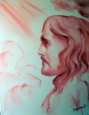 Painting titled "Christ in his Glory" by Raymond Doward, Original Artwork, Oil