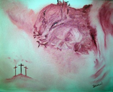 Painting titled "Jesus the Redeemer…" by Raymond Doward, Original Artwork, Oil