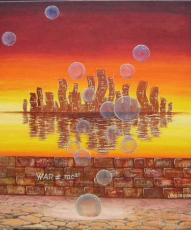 Painting titled "Mirages" by Raymundo Garza, Original Artwork, Oil