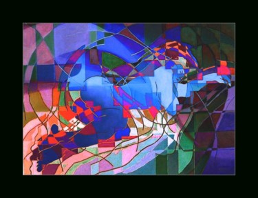 Digitale Kunst getiteld "Le Sommeil d'Eve" door Raynald Marcoux, Origineel Kunstwerk, Digitaal Schilderwerk
