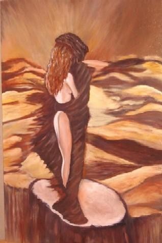 Painting titled "Wildness love" by Rayray, Original Artwork, Oil
