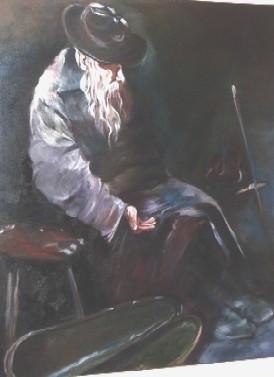 Painting titled "Honourable poverty" by Rayray, Original Artwork, Oil