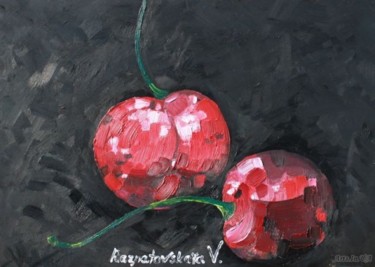 Картина под названием "Cherry-interry" - Victoria Raznatovskaya, Подлинное произведение искусства